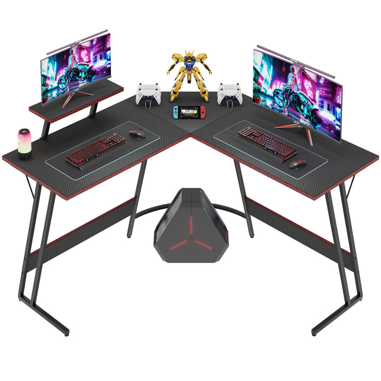 L shaped store gaming desk wayfair